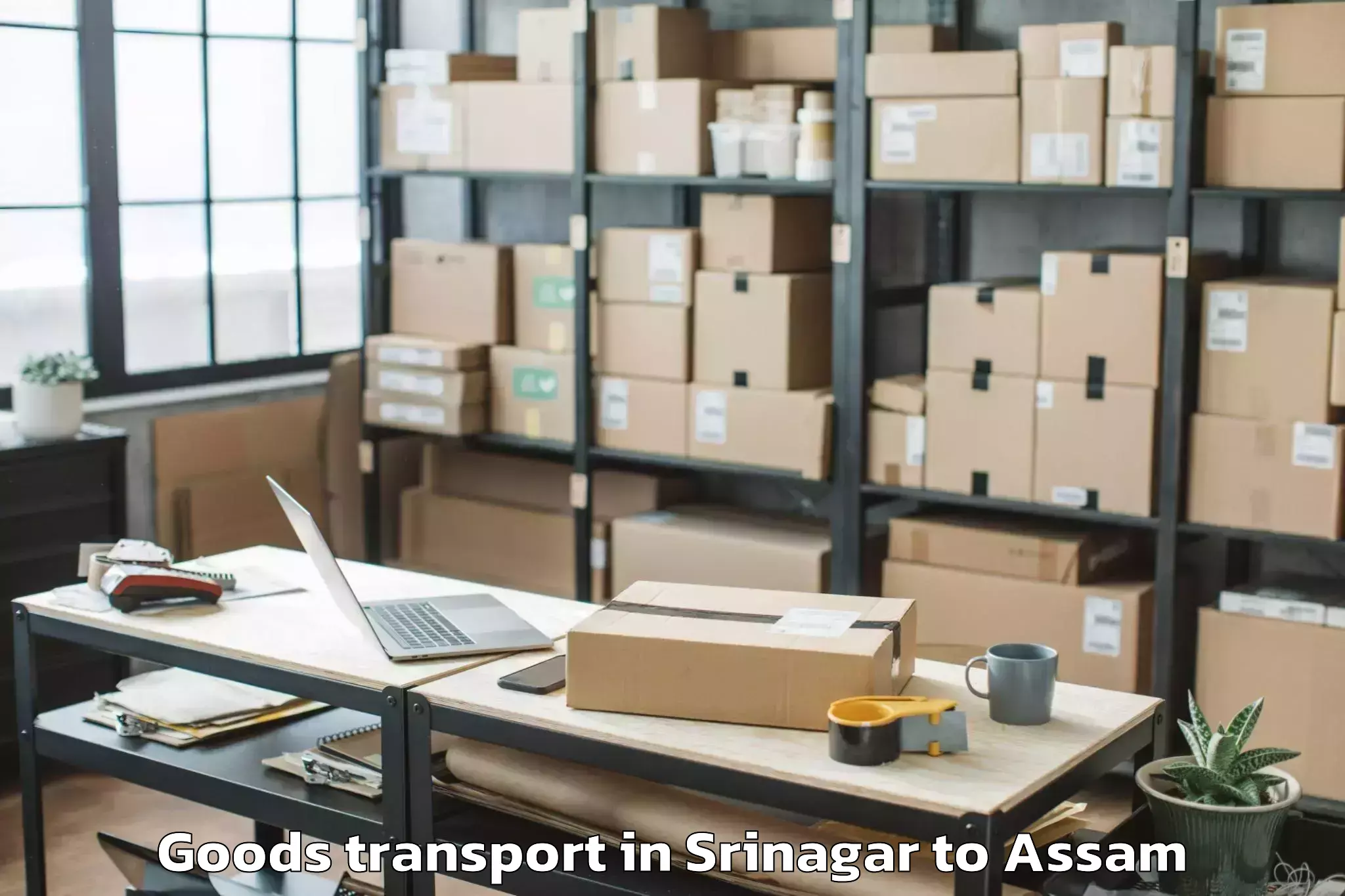 Reliable Srinagar to Lala Assam Goods Transport